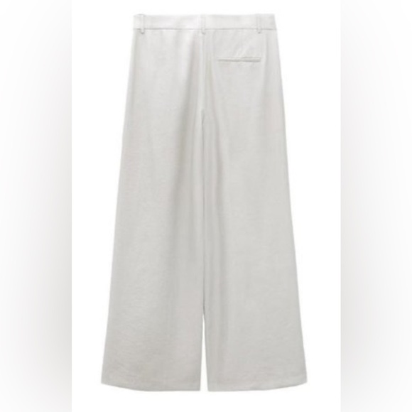 Zara Full Length Wide Leg Trousers NWT - Picture 4 of 6